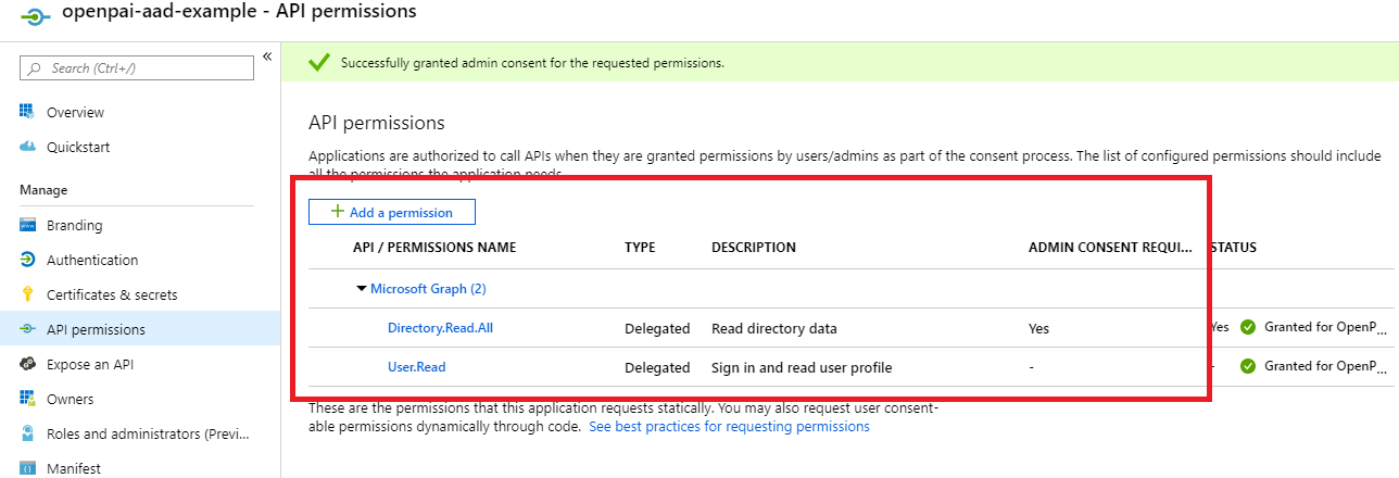 api permissions