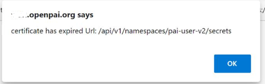 cert expired