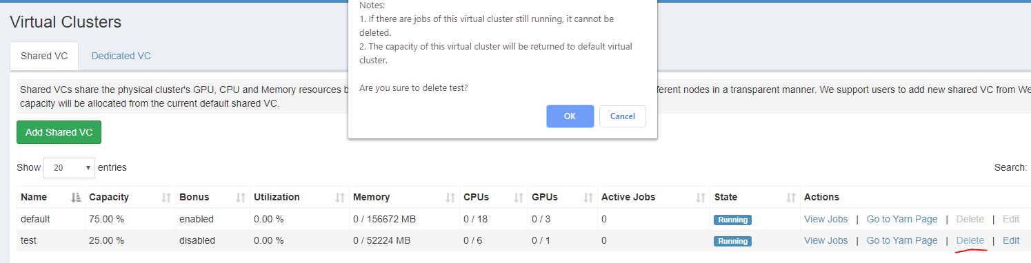 vc delete